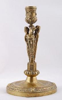 Metal Candlestick - brass - 1930